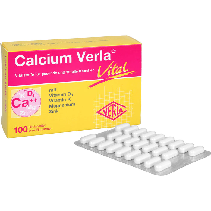 Calcium Verla vital Filmtabletten, 100 pc Tablettes