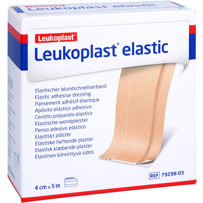 Leukoplast Elastic Pflaster 4 cm x 5 m Rolle, 1 St PFL