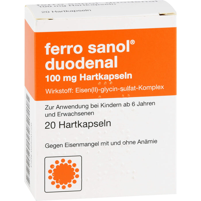 ferro sanol duodenal Kapseln gegen Eisenmangel, 20 pcs. Capsules