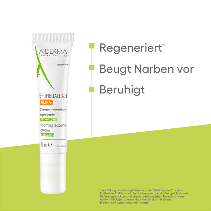 A-DERMA EPITHELIALE A.H ULTRA beruhigende regenerierende Creme, 15 ml Crème