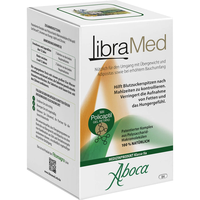 LibraMed Tabletten bei Übergewicht und Adipositas, 84 St. Tabletten