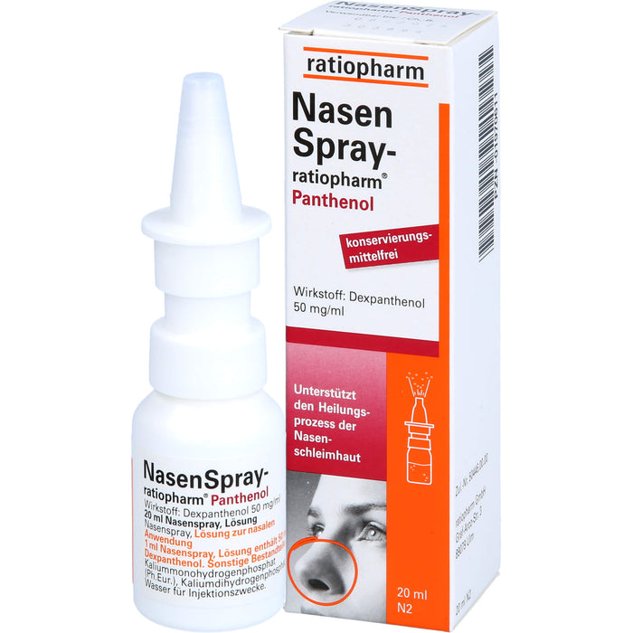 NasenSpray-ratiopharm Panthenol, 20 ml Solution