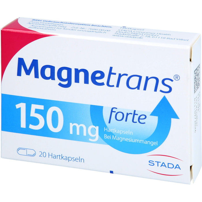 Magnetrans forte 150 mg Hartkapseln bei Magnesiummangel, 20 pc Capsules