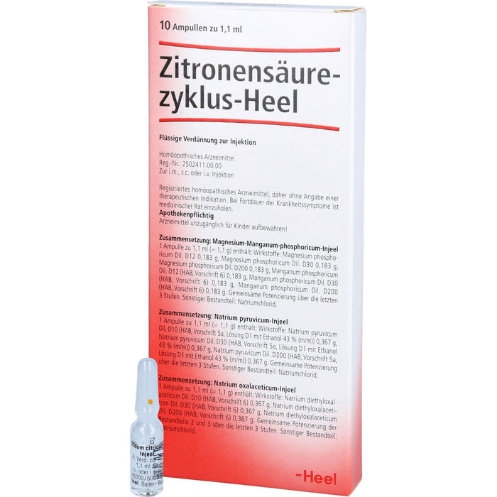 Zitronensäurezyklus Heel Ampullen, 10 pcs. Ampoules