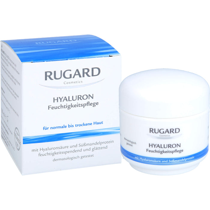 RUGARD Hyaluron Feuchtigkeitspflege für reife und trockene Haut, 100 ml Cream