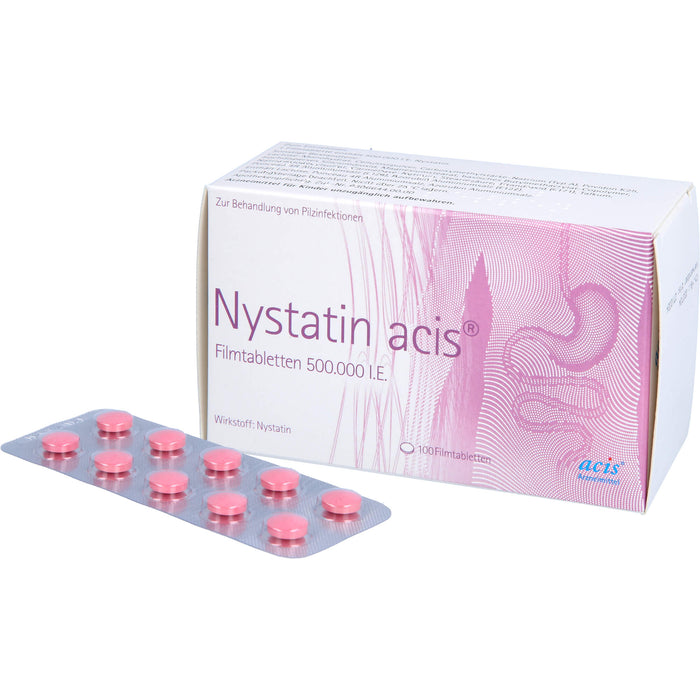 Nystatin acis Filmtabletten, 100 pcs. Tablets