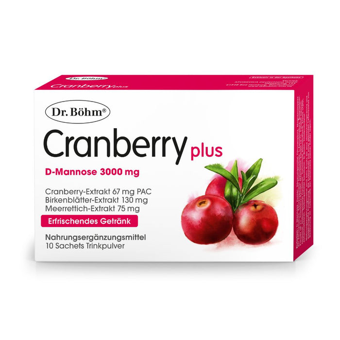 Dr Böhm Cranberry plus Sachets, 10 St. Beutel