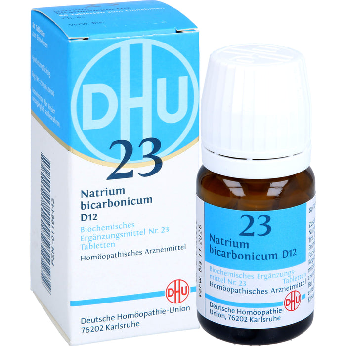 DHU Schüßler-Salz Nr. 23 Natrium bicarbonicum D12 Tabletten, 80 pc Tablettes