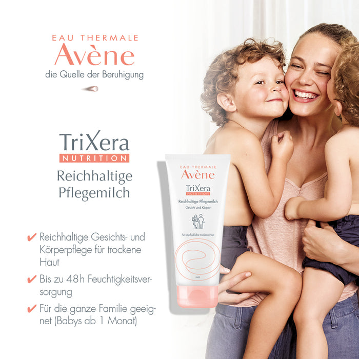 AVENE TriXera Nutrition Reichhaltige Pflegemilch, 200 ml Crème