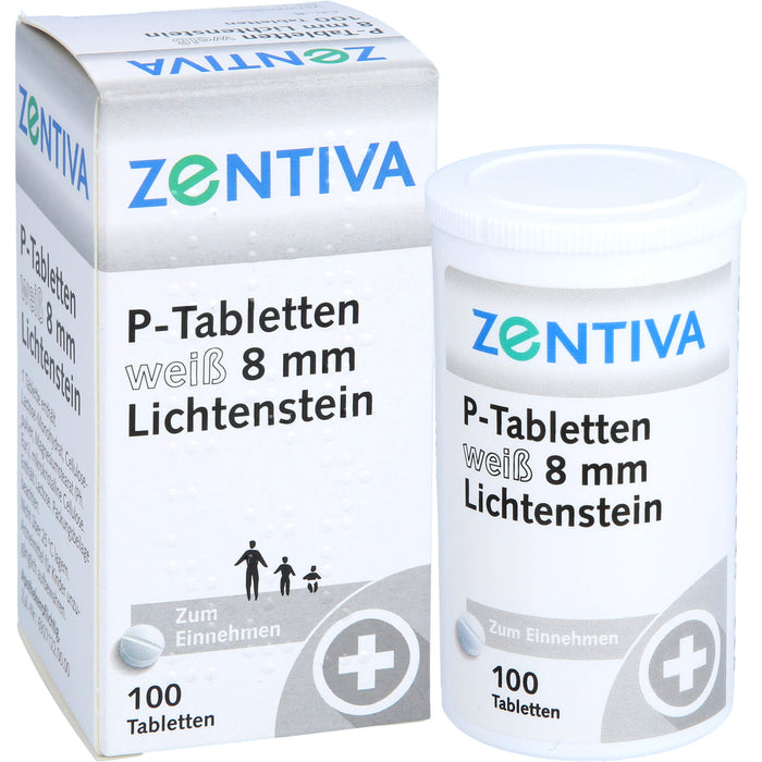 Lichtenstein P-Tabletten weiß 8 mm, 100 pcs. Tablets